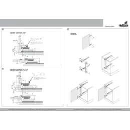 Mehanizam za izvlačna vrata za televizor KA 5740