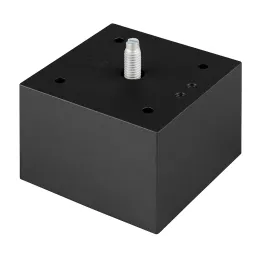 Plastična nožica 75x75 mm / Crna mat