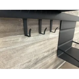 Set visećih kukica 3 kom OXXO Maxi / Antracit