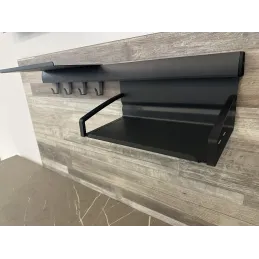 Zidni set polica OXXO III 600 mm / Antracit