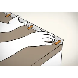 Tesniaca letvica EGGER Pietra Fanano Siva / F208