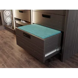 Ugradbena ručka WALDO / Crna mat