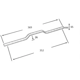 Ručka TORRO / Crna mat