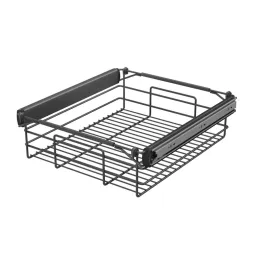 Výsuvna košara YANA 150 mm Antracit / Klizne vodilice s ublaživačem