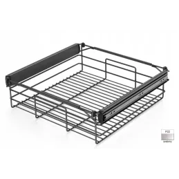 Výsuvna košara YANA 150 mm Antracit / Klizne vodilice s ublaživačem