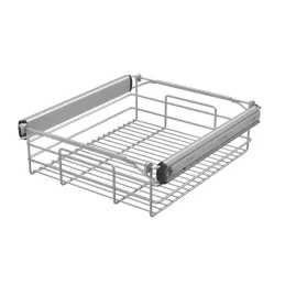 Izvlačna košara YANA 150 mm Siva / Klizne vodilice s prigušivačem