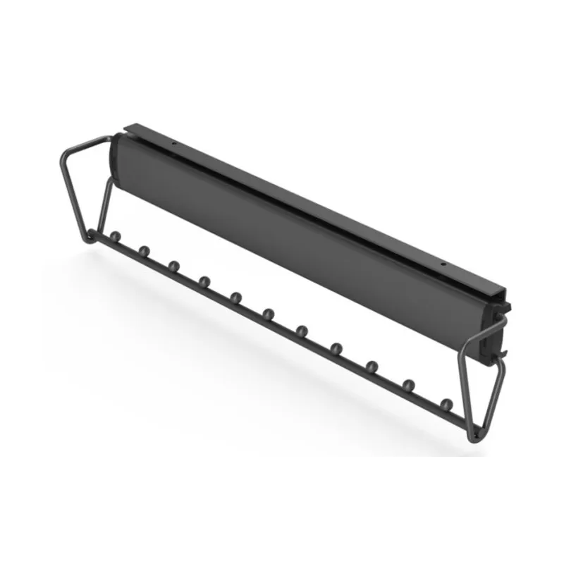 Izvlačna vješalica za odjeću 500 mm s ublaživačem / Antracit