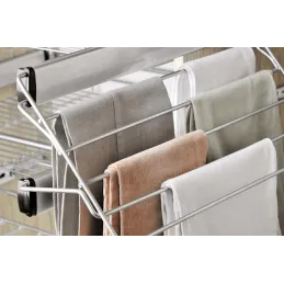 Izvlačna vješalica za hlače s ublaživačem / Antracit