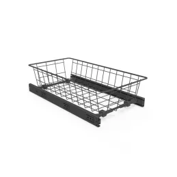 Izvlačna košara s ublaživačem LIVERO / Antracit