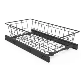 Izvlačna košara s ublaživačem LIVERO / Antracit