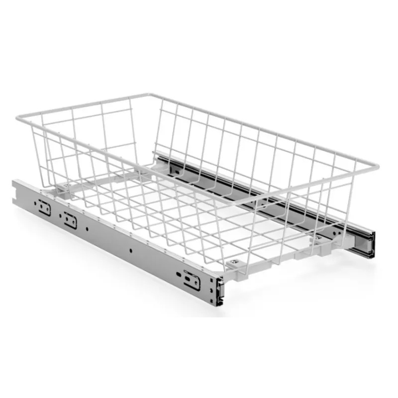 Izvlačna košara s ublaživačem LIVERO / Bijela