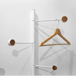 Dizajnerska zidna vješalica YOKO / Bijela mat