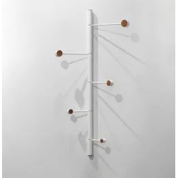 Dizajnerska zidna vješalica YOKO / Bijela mat