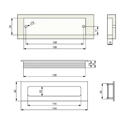 Utok za utiskivanje BRONX / Aluminij