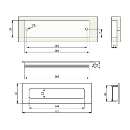 Utok za utiskivanje BRONX / Aluminij