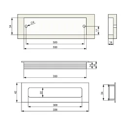 Utok za utiskivanje BRONX / Aluminij
