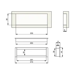 Umetak za utiskivanje PANTER / Aluminij