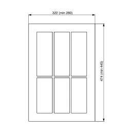 Pribor BOSCO softTouch / Crna