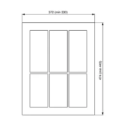 Pribor BOSCO softTouch / Crna