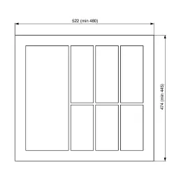 Pribor BOSCO softTouch / Crna