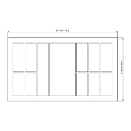 Pribor BOSCO softTouch / Crna