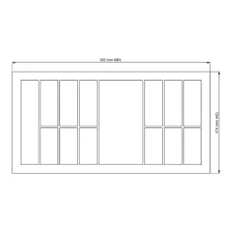 Pribor BOSCO softTouch / Crna