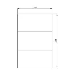 Držač za začine za ladicu za pribor BOSCO / Lakirani bukva