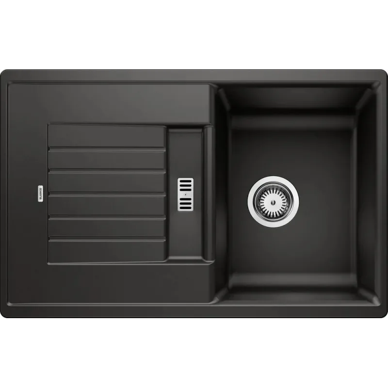 Kamniti sudoper Blanco ZIA 45 S / Crna