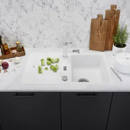 Kameninjski sudoper Blanco ZIA 45 S / Bijela