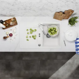 Kameninjski sudoper Blanco ZIA 45 S / Bijela