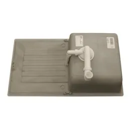 Kamniti sudoper Blanco ZIA 5 S / Crna