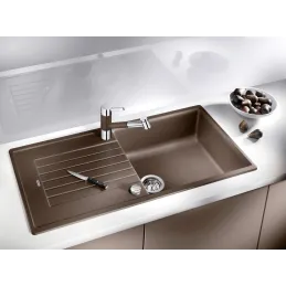 Kamenin sudoper Blanco ZIA XL 6 S / Siva vulkan