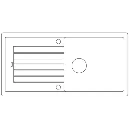Kameninovski sudoper Blanco ZIA XL 6 S / Kava