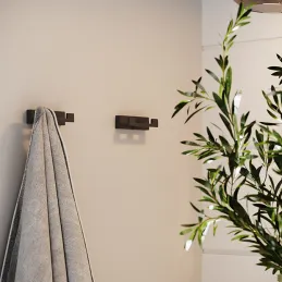 Vješalica DELTA DUO / Crna mat