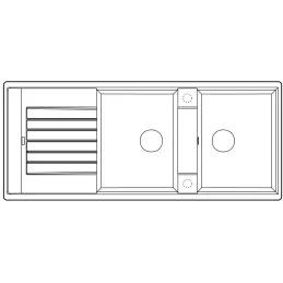 Kameninovski sudoper Blanco ZIA 8 S / Antracit