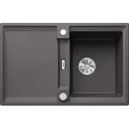 Kameninijski sudoper Blanco ADIRA 45 S s ekscentrom / Siva stijena