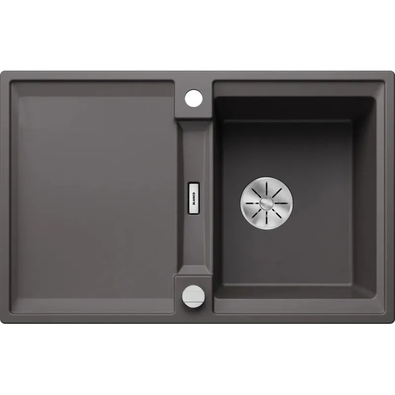 Kameninijski sudoper Blanco ADIRA 45 S s ekscentrom / Siva stijena