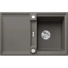 Kamenin sudoper Blanco ADIRA 45 S s ekscentrom / Siva vulkan