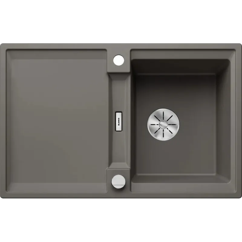 Kamenin sudoper Blanco ADIRA 45 S s ekscentrom / Siva vulkan