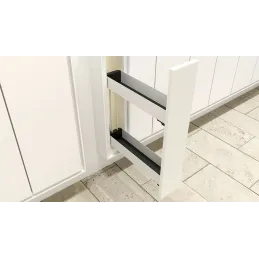 Potpuno izvlačiva košara K-LINE 150 mm / Bijela