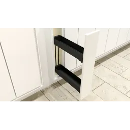 Potpuno izvlačna košara K-LINE 150 mm / Antracit