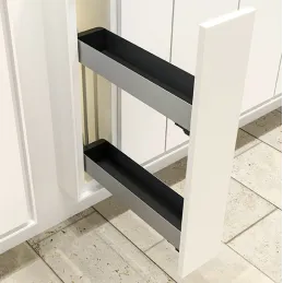 Potpuno izvlačiva košara K-LINE 150 mm / Srebrna