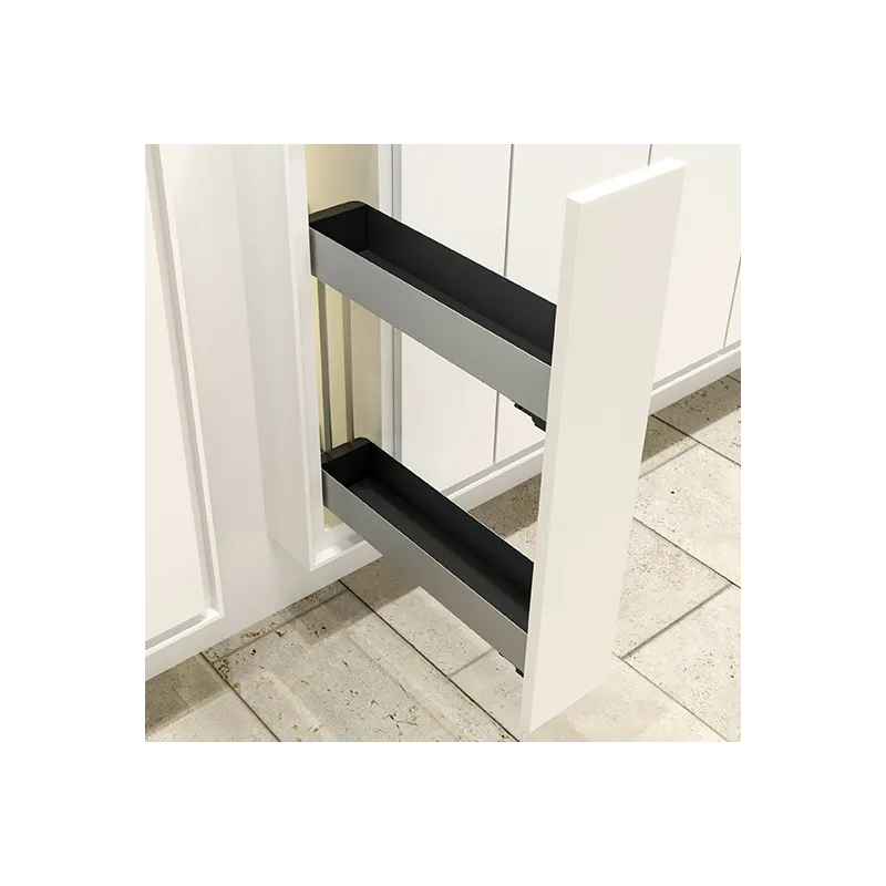 Potpuno izvlačiva košara K-LINE 150 mm / Srebrna