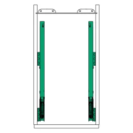 Plnoizvlačni koš KESSEBOHMER K-LINE / Bijela