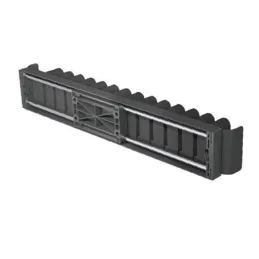 Izvlačiva vješalica za kravate i remenje s posudicom CONERO / Crna