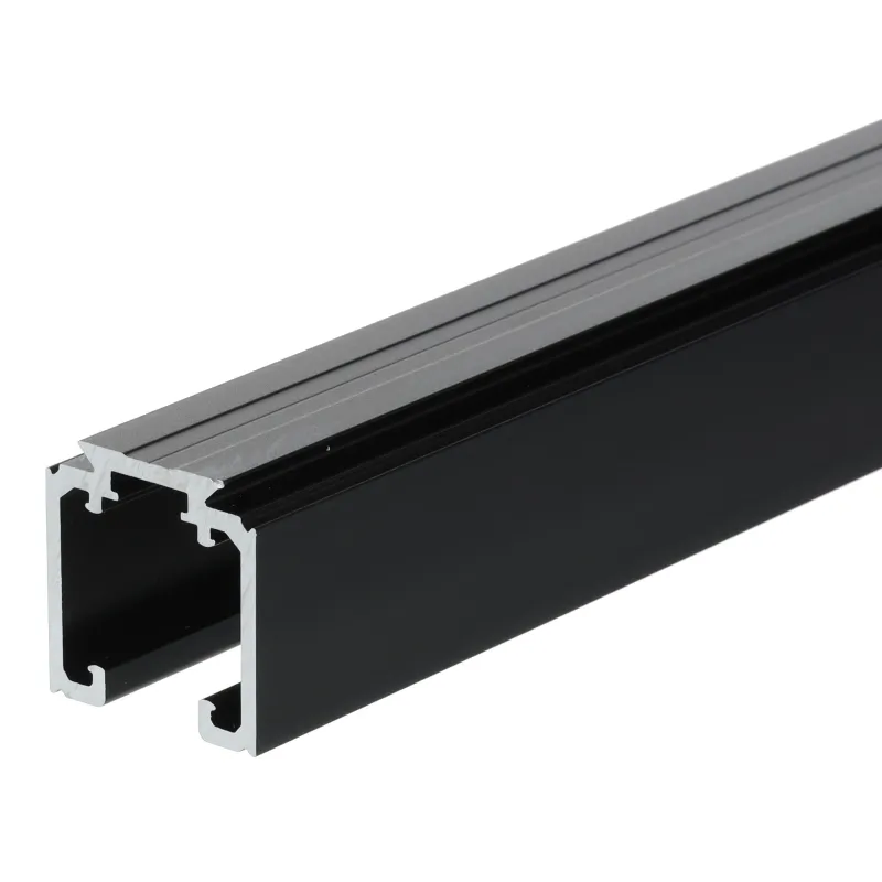 Gornja vodilica za klizni sustav AZARO / Crna mat