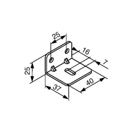 Pričvršćivanje na zid za klizni sustav AZARO