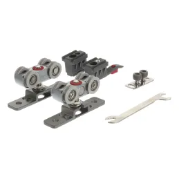 Set klizni sustav za unutarnja vrata AZARO s tračnicom 2m / 100kg