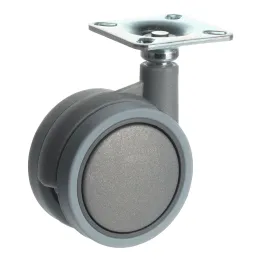 Namještajni kotačić LUNO 60 mm bez kočnice / Siva