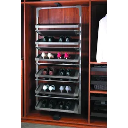 Rotirajući ormarić za cipele EASY 1425 - 1525 mm / Srebrna - smeđa